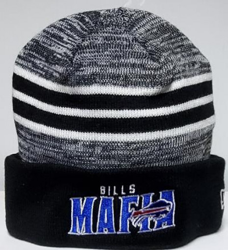 Bills Mafia Adult Pom-pom Winter Hat Multiple Colors Buffalo 